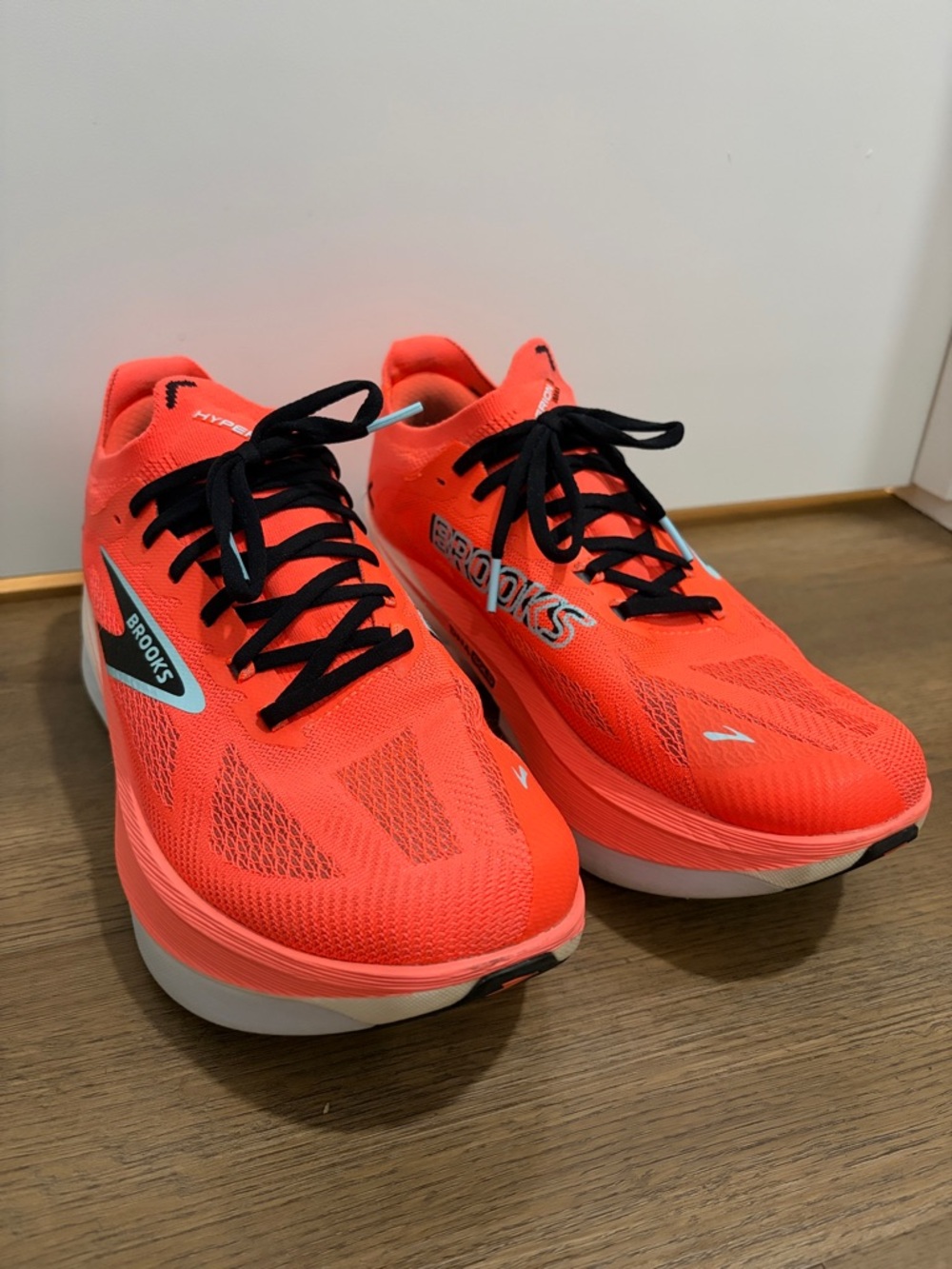 Brooks Hyperion Max 3 Men's Running Shoes - Bright Coral with Black Accents